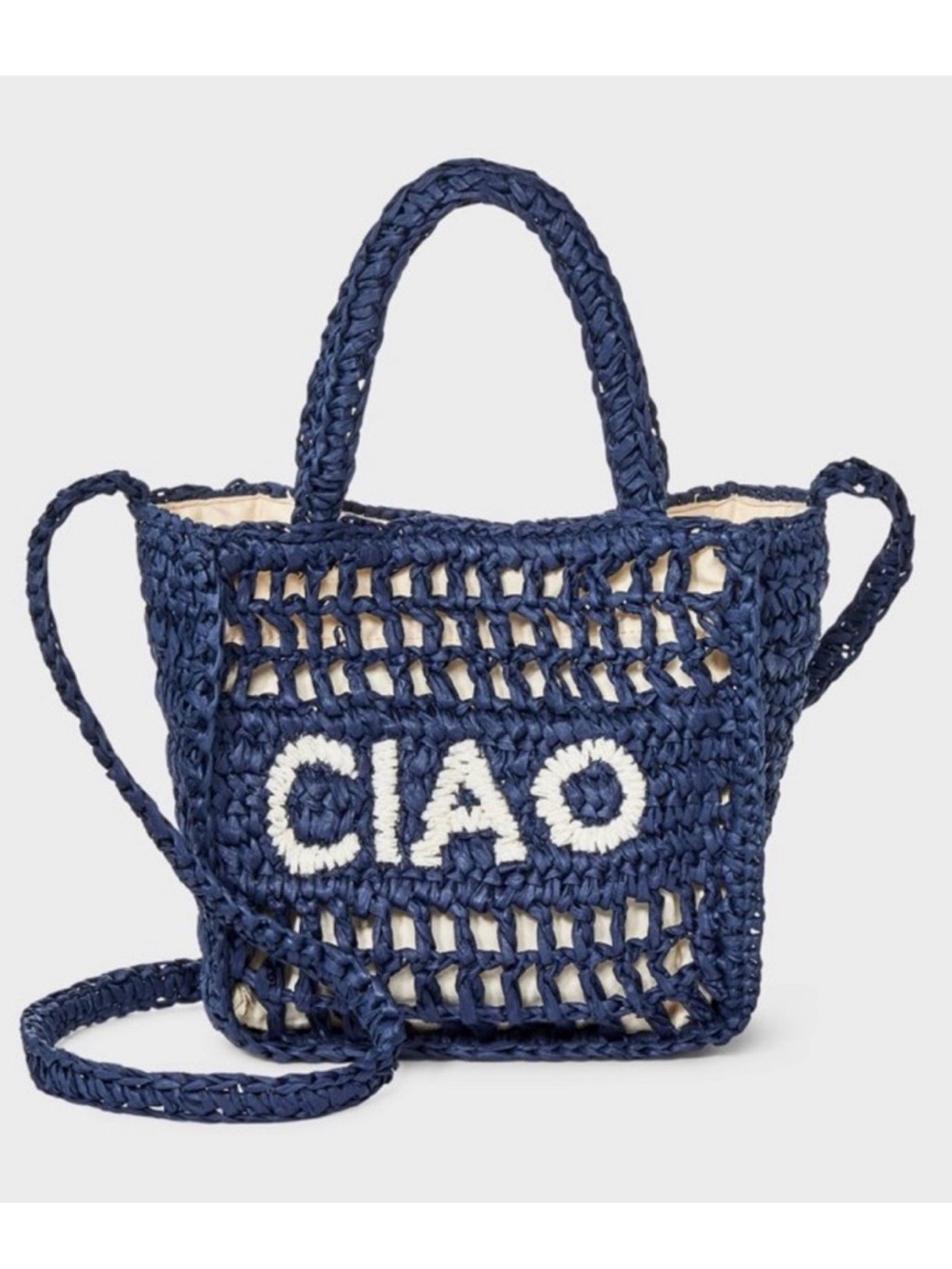 Navy Blue “Ciao” Bag - Picture 2 of 8